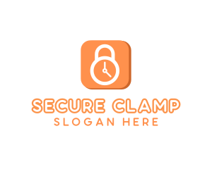 Security Alarm Clock logo design