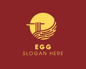 Chinese - Chopstick Noodle Restaurant logo design