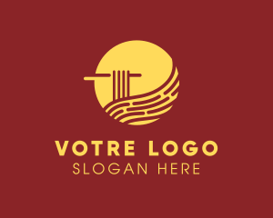 Noodle - Chopstick Noodle Restaurant logo design