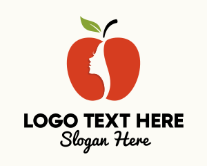 Teenager - Apple Fruit Beauty Salon logo design