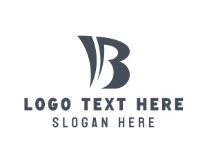Lettermark - Generic Brand Company Letter B logo design