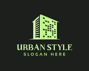 Modern Building Real Estate Logo