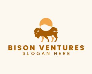 Bison - Wild Bison Livestock logo design