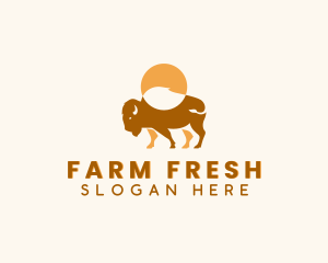 Wild Bison Livestock logo design