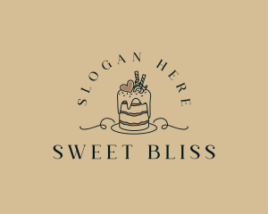 Sweets Cake Patisserie logo design