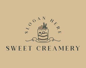 Sweets Cake Patisserie logo design