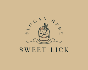 Sweets Cake Patisserie logo design