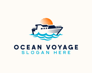 Cruise - Cruise Getaway Travel logo design