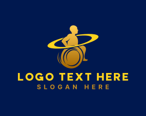 Counseling - Wheelchair Rehabilitation Therapy logo design