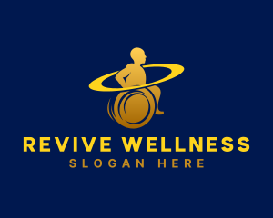 Rehabilitation - Wheelchair Rehabilitation Therapy logo design