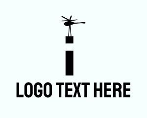 Chopper - Cargo Helicopter logo design