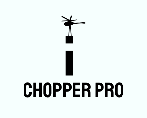 Chopper - Cargo Helicopter logo design