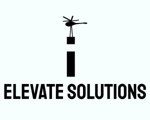 Lift - Cargo Helicopter logo design