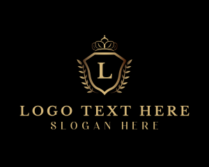 Luxury - Shield Royal Crest logo design