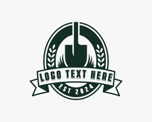 Landscaping - Landscaper Shovel Landscaping logo design