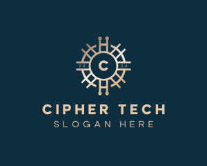 Cryptography - Crypto Digital Currency logo design