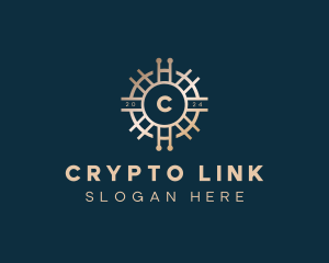 Crypto Digital Currency logo design