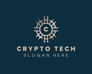 Crypto - Crypto Digital Currency logo design