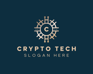 Crypto Digital Currency logo design