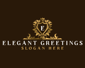 Elegant Luxury Crest logo design