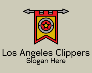 Medieval Shield Banner  Logo
