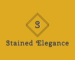 Retro Diamond Frame Boutique logo design