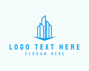 Skyline - Real Estate Building Property logo design