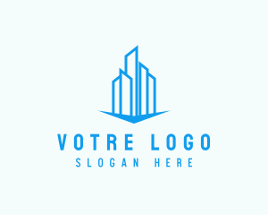 Real Estate Building Property logo design