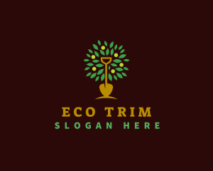 Eco Shovel Garden logo design