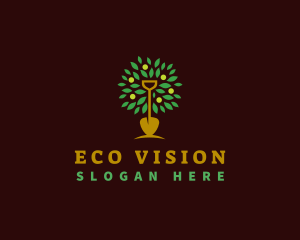 Eco Shovel Garden logo design