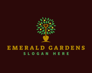 Eco Shovel Garden logo design