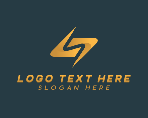 Electrical Power Letter S logo design