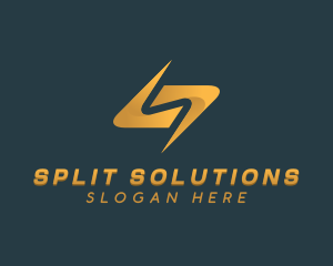 Electrical Power Letter S logo design