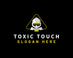 Poisonous - Toxic Gas Mask logo design