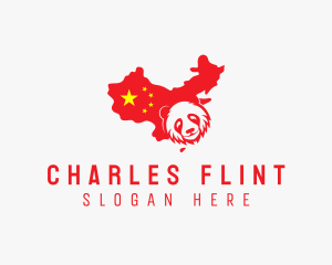 China Panda Animal Logo