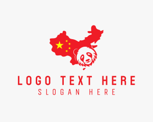 Asian - China Panda Animal logo design