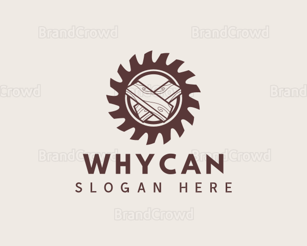 Wood Circular Saw Logo