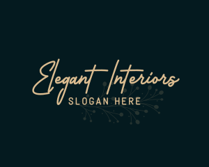 Elegant Floral Business logo design