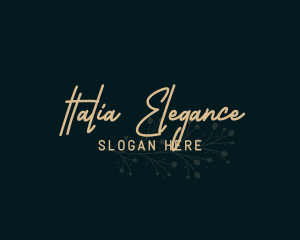 Elegant Floral Business logo design