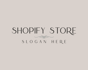 Elegant Business Store logo design