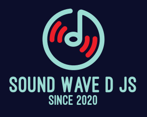 Dj - DJ Music Disc logo design
