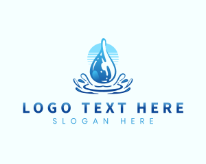 Aqua - Aqua Water Drop logo design