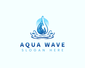 Aqua - Aqua Water Drop logo design