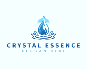 Mineral - Aqua Water Drop logo design