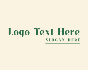 Green - Modern Luxury Beauty logo design
