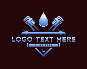 Aqua - Plumbing Wrench Repair logo design