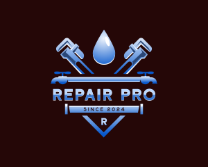 Plumbing Wrench Repair logo design