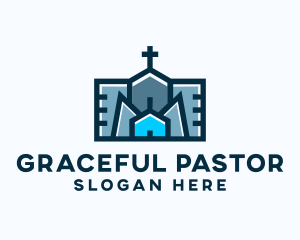 Pastor - Worship Church Crucifix logo design