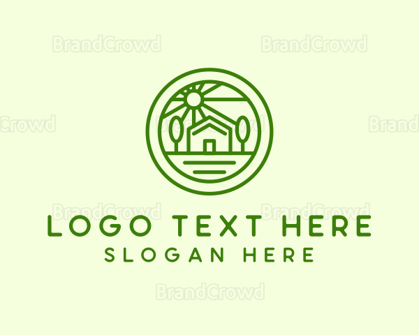 Eco Landscape Travel Logo