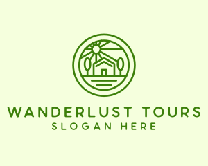 Eco Landscape Travel  logo design